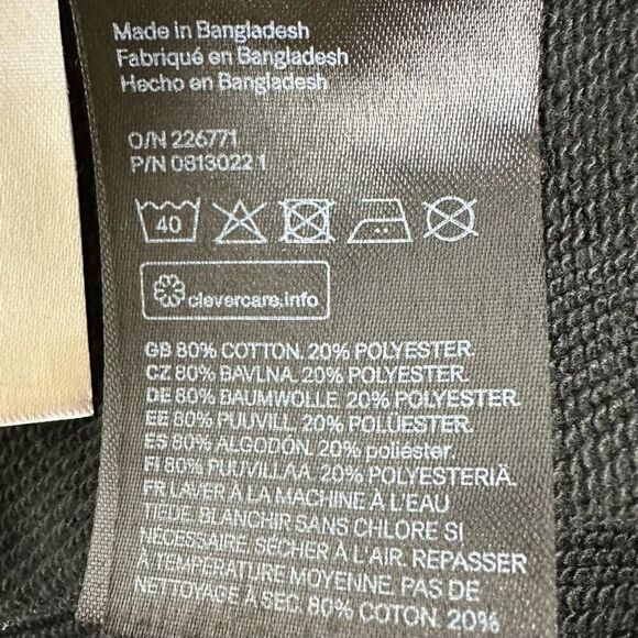 H&M Girls Polka Dot Drawstring Dress size 4-6 Black - Picture 5 of 5